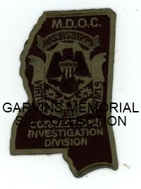 MISSISSIPPI,MISSISSIPPI DEPARTMENT OF CORRECTIONS INVESTIGATIONS DIVISION SUBDUED 1